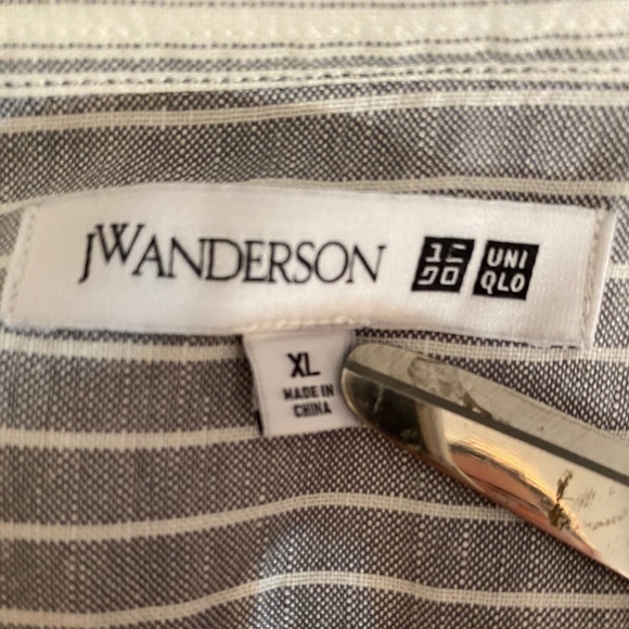 J W ANDERSON x UIQLO Collab Men’s Button Down Shirt Sz XL - Picture 6 of 6